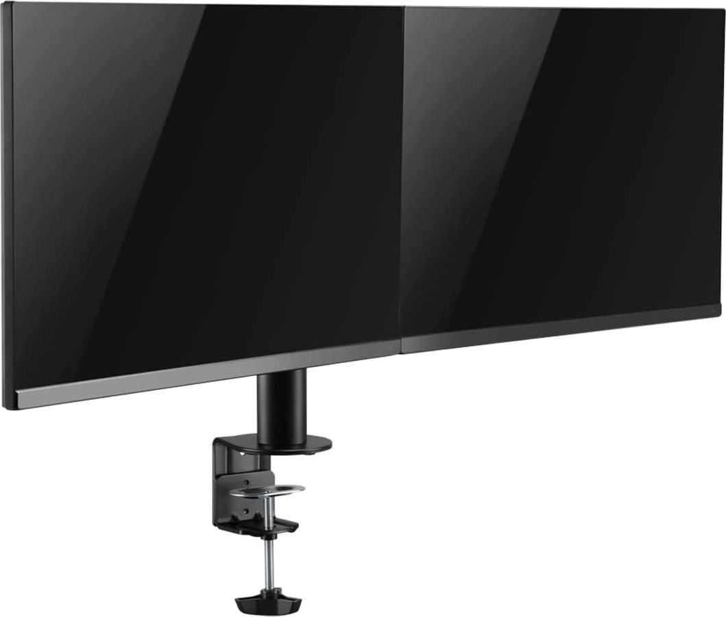 Mbajtës tavoline për monitorë LogiLink BP0106, për 2 monitorë 17"-32", kapacitet 9 kg, i zi