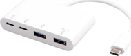 Hub USB-C ESTUFF, 2x USB 3.0, 2x USB-C 3.1, gri