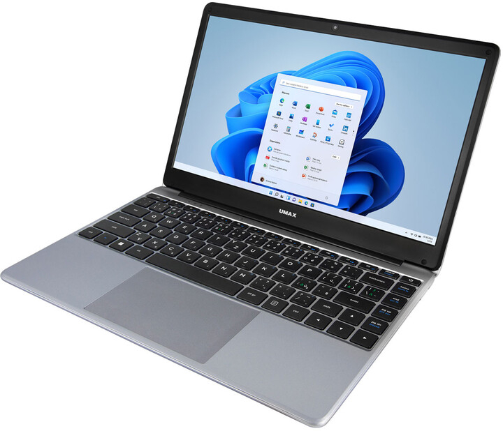 Laptop UMAX VisionBook 14WRx, 14.1 ", Intel Celeron N4020, 4GB RAM, 128GB eMMC, Intel UHD Graphics, gri