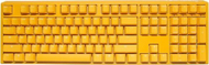 Tastierë mekanike Ducky One 3 RGB, Full Size, Cherry MX Silent Red, e verdhë