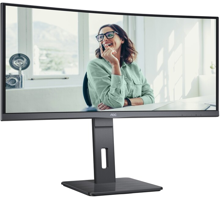 Monitor AOC CU34P3CV - LED, 34", UW-QHD, i zi