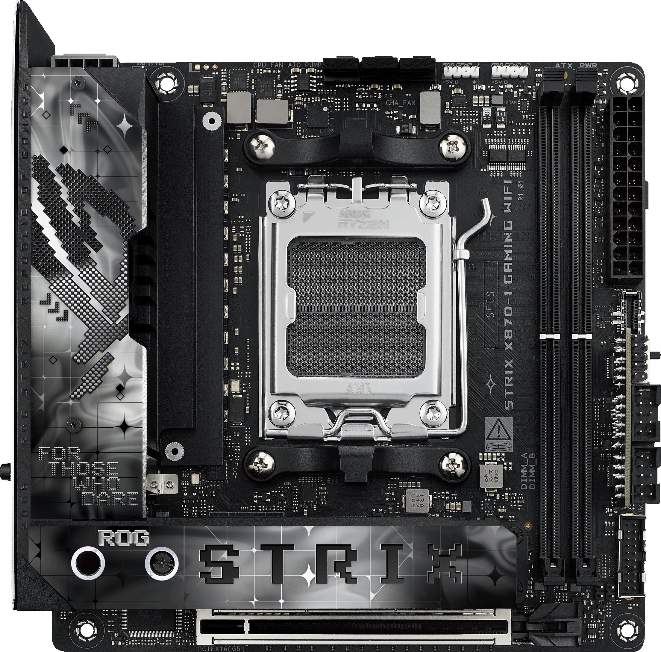 Pllakë amë ASUS ROG STRIX X870 I GAMING WIFI, AMD X870, Socket AM5, Mini ITX 2