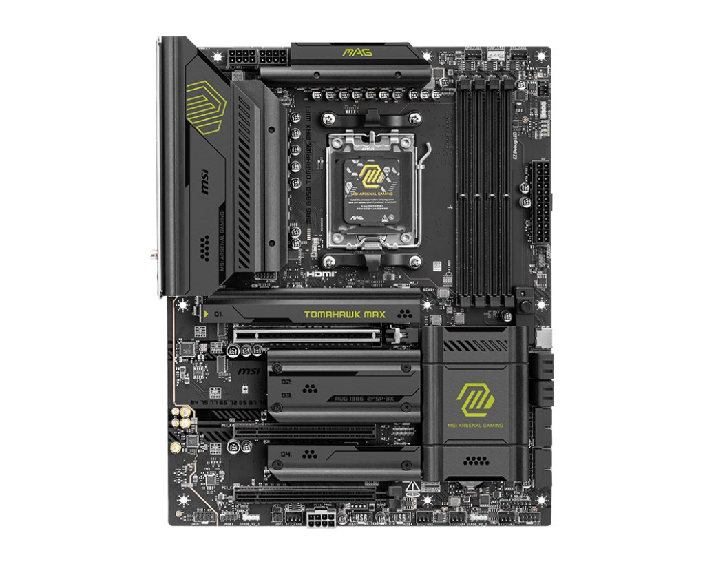 Pllakë amë MSI MAG B850 TOMAHAWK MAX WIFI, AMD B850, Socket AM5, ATX, e zezë