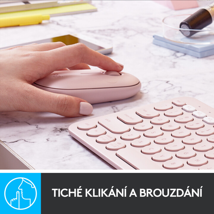 Maus Logitech M350, rozë