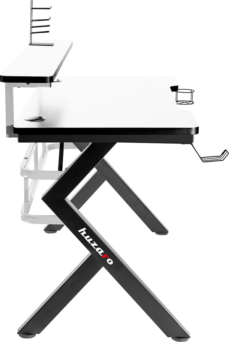 Tavolinë gaming HZ Hero 5.0, për kompjuter, e bardhë