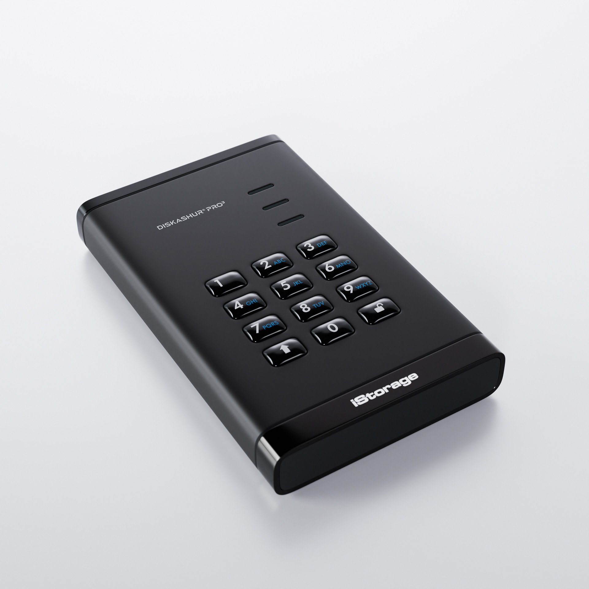 Надворешен SSD iStorage diskAshur PRO3, 1TB, пренослив, црн