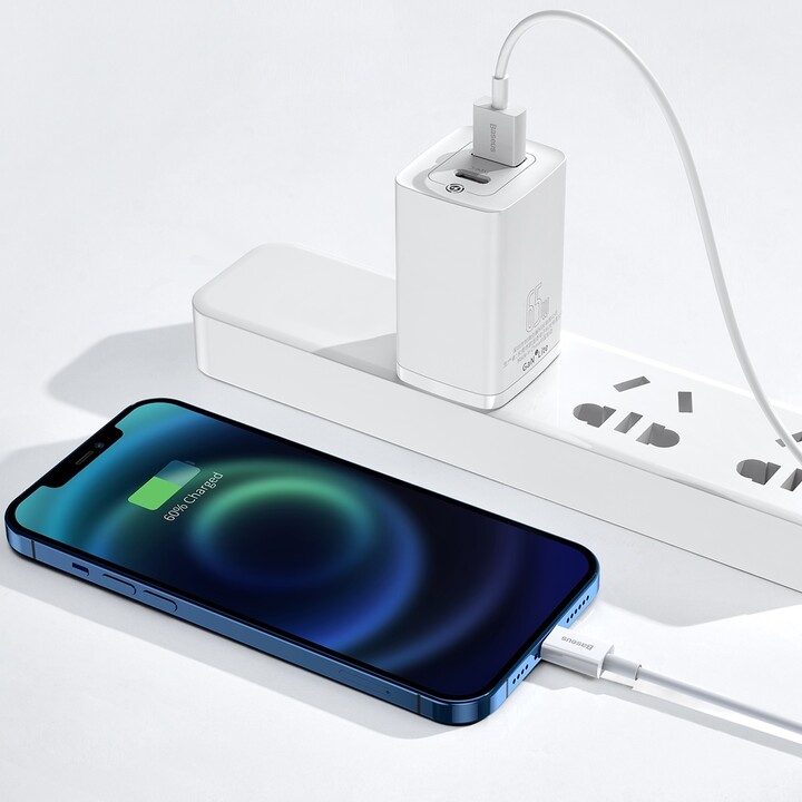 Kabllo BASEUS Superior Series USB-A - Lightning, 2.4A, 2m, e bardhë
