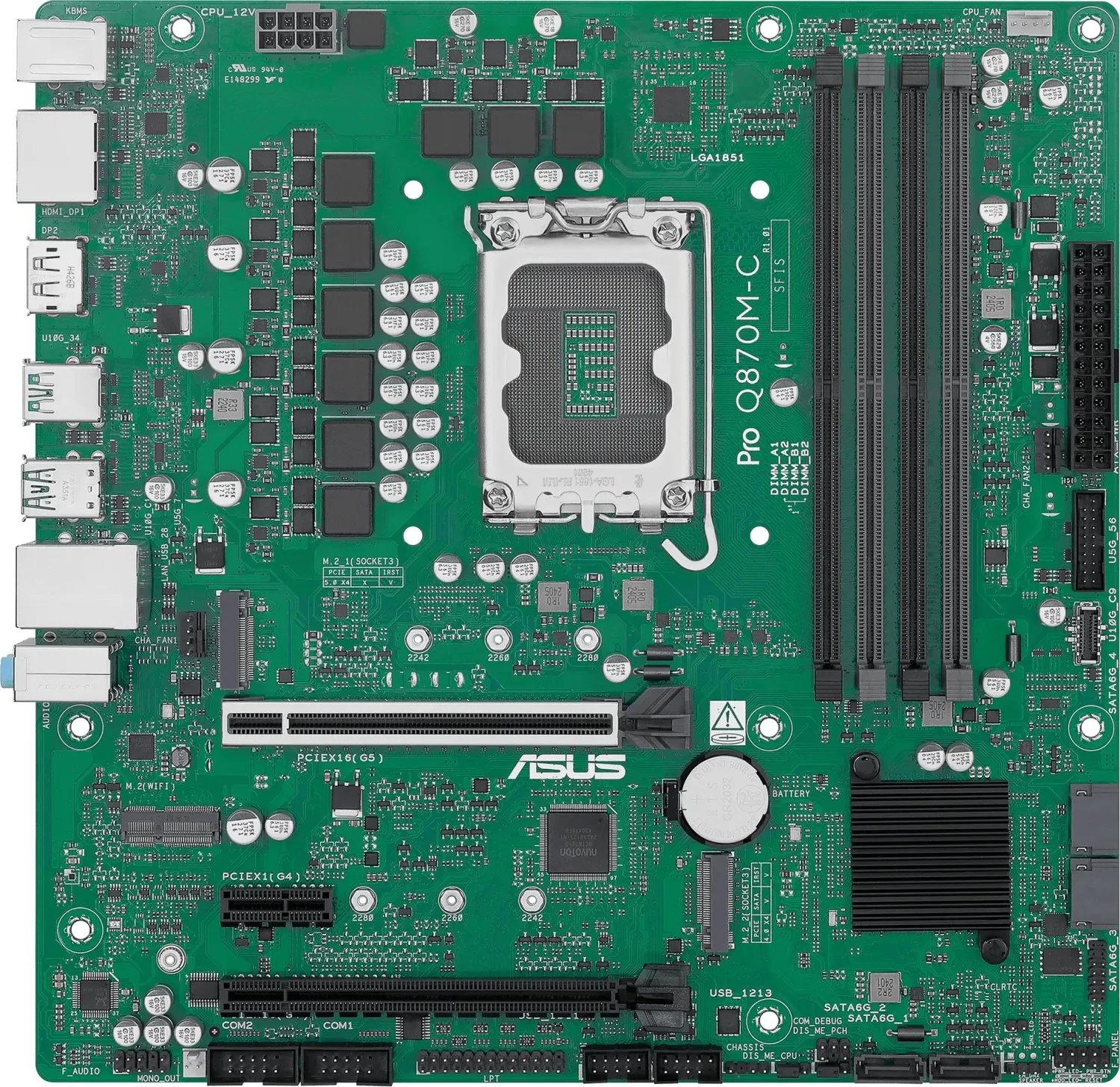 Pllakë amë ASUS PRO Q870M-C-CSM, Intel Q870, LGA 1851, Micro ATX