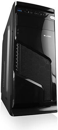 Kasë kompjuteri Logic Concept K1, e zezë