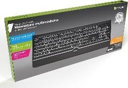 Tastierë TRACER OFIS PRO, USB, ndriçim LED i bardhë, ultra e hollë