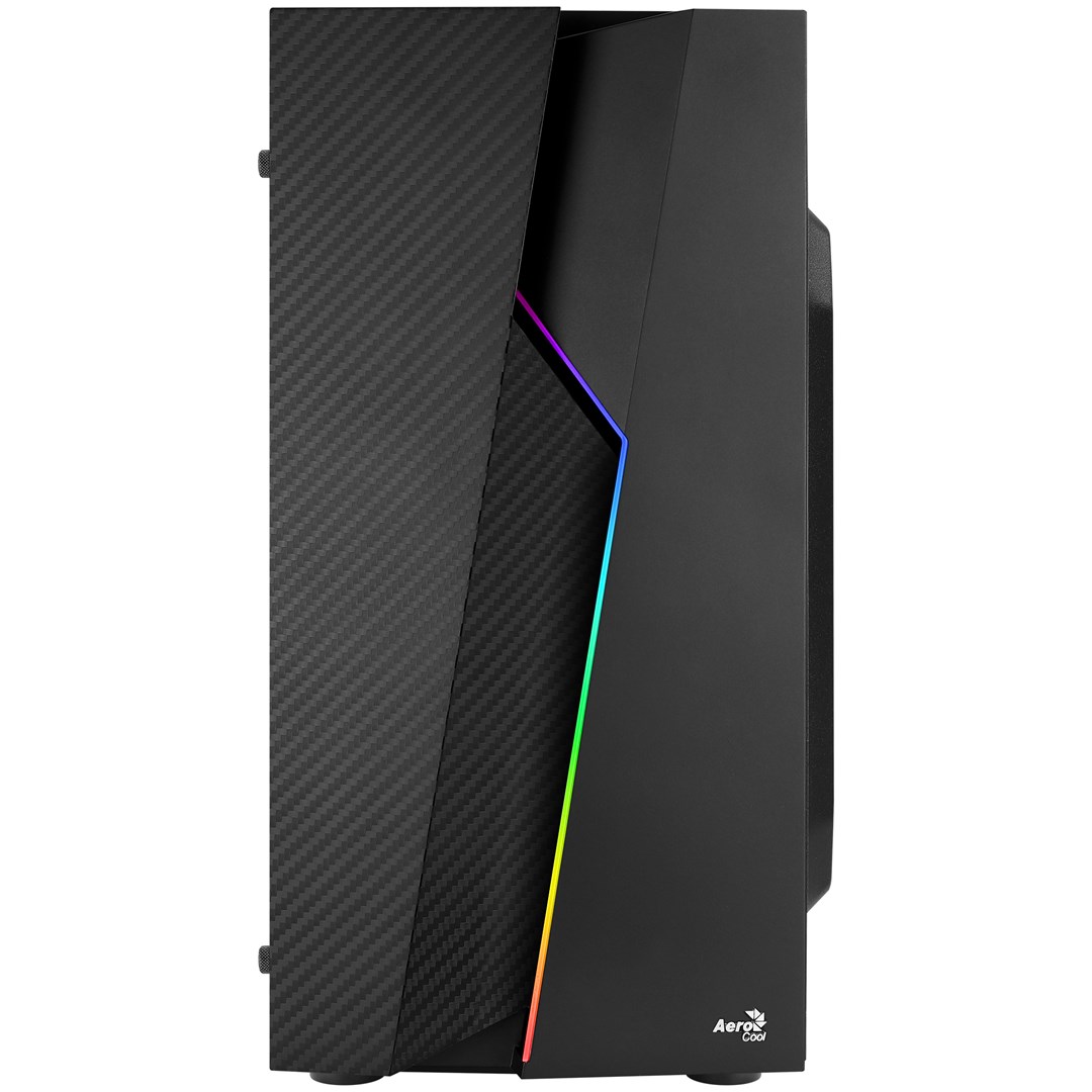 Kase kompjuteri Aerocool Mini Bolt, mini tower, RGB, e zezë