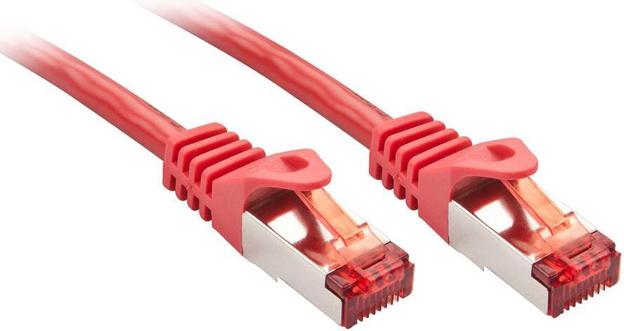 Kabllo Lindy Patchcord (47360), Cat.6, S/FTP, 0.3m, e kuqe