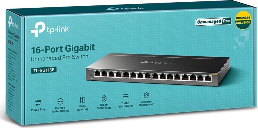 Modem Switch TP-Link TL-SG116E, 32 Gb/s, i zi