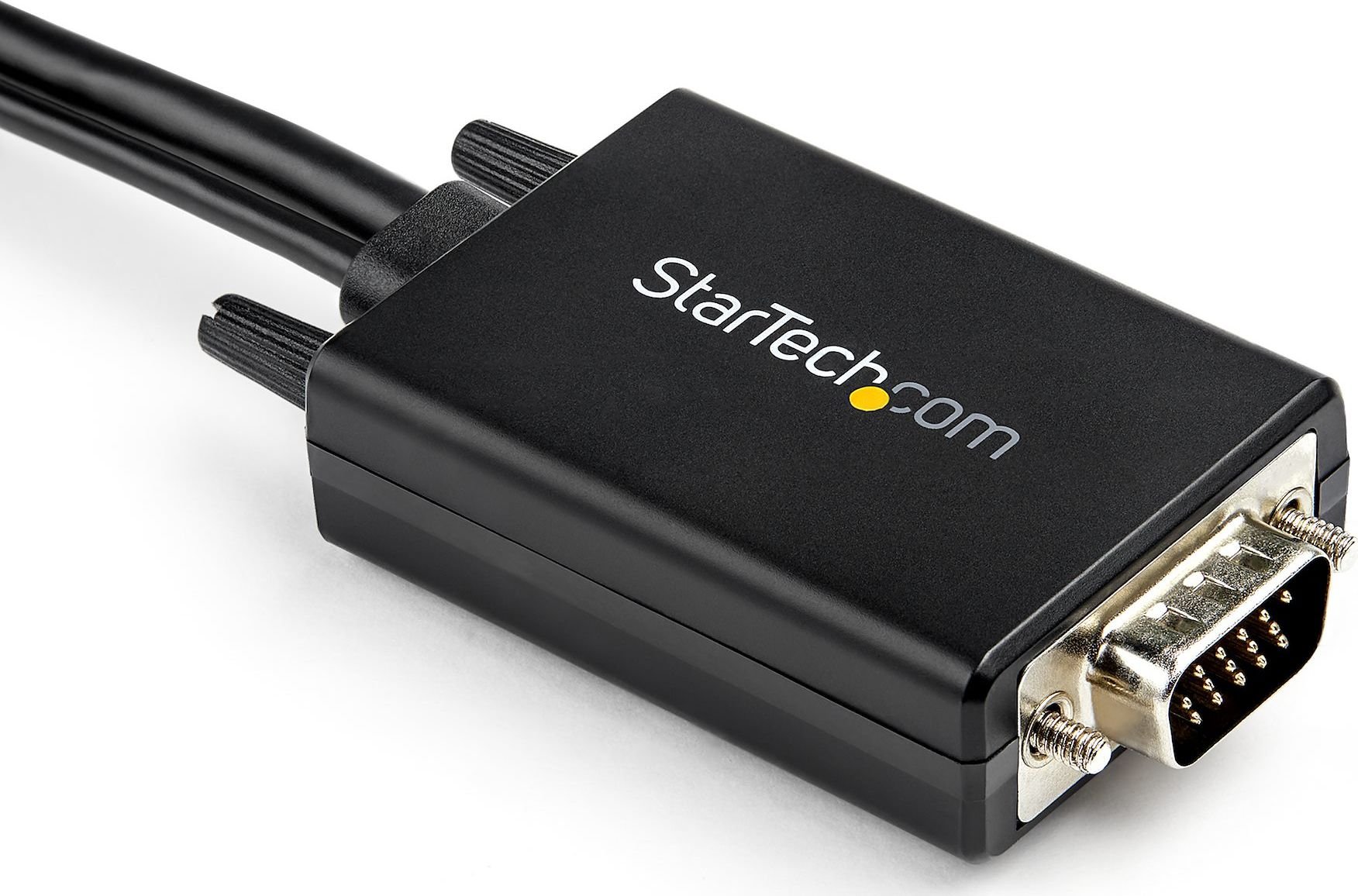 Kabull adaptor Startech VGA në HDMI, 1080p, 2m, i zi