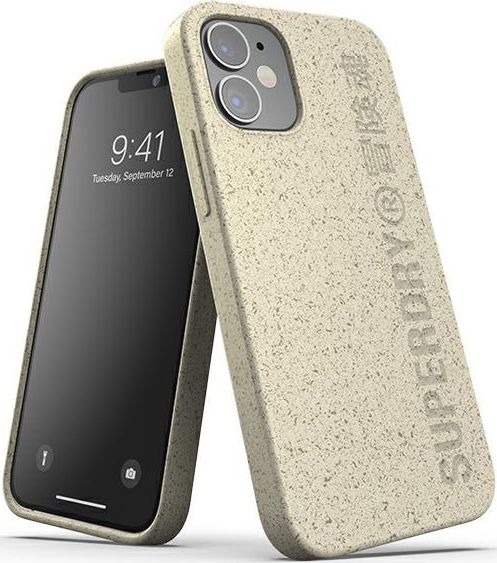 Mbrojtës celulari Dr. Nona SuperDry Snap për iPhone 12 mini, bezhë