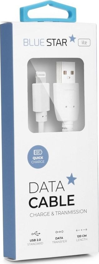 Kabllo USB Partner Tele.com USB A në Lightning, 1.2m, e bardhë