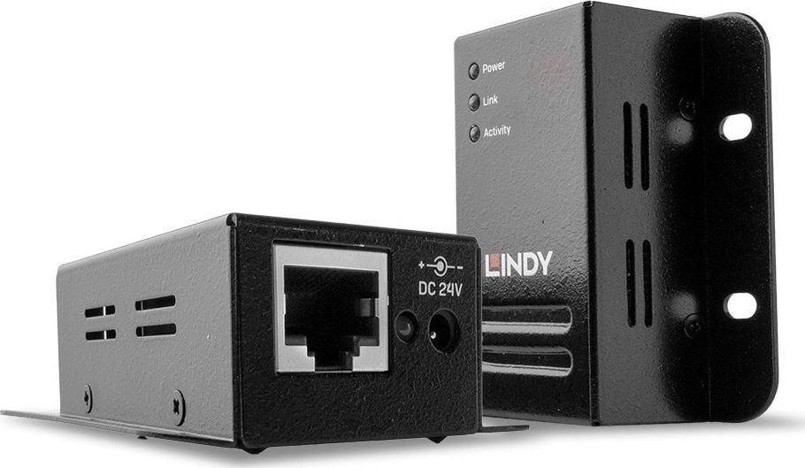 Ekstender USB në RJ45 Lindy 42680, USB 2.0, deri 50m, i zi