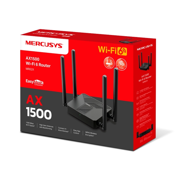 Ruter Mercusys Wi-Fi 6 AX1500