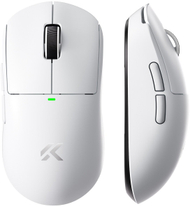 Maus gaming MCHOSE A5 V3, wireless tri-mode, 56g, i bardhë