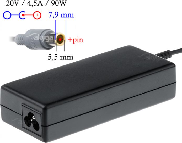 Akyga AK-ND-18 Напојување за лаптоп, 20V, 4.5A, 90W