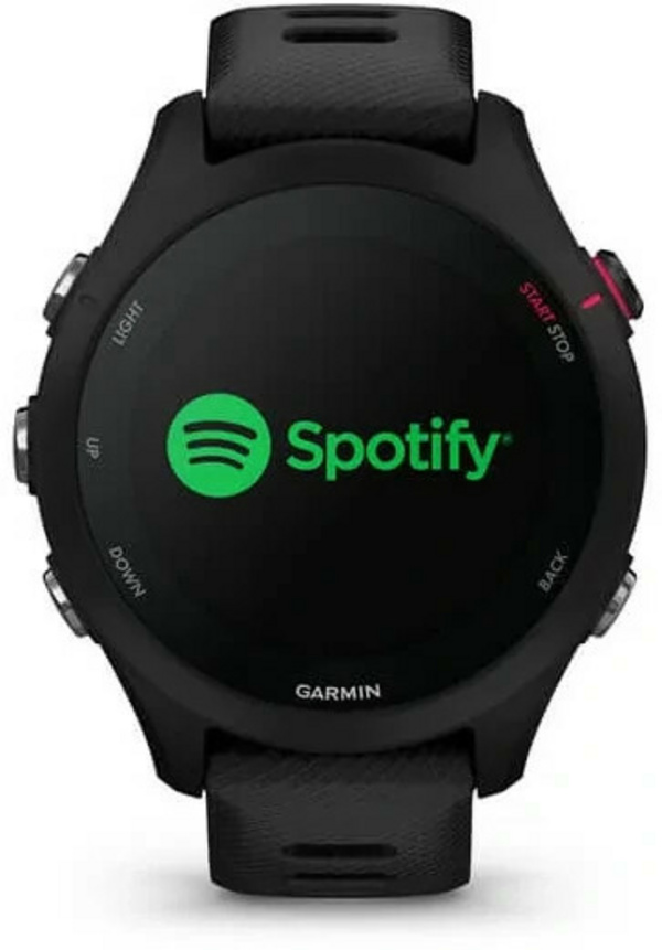 Orë dore Garmin Forerunner 255S Music 010-02641-32, e zezë
