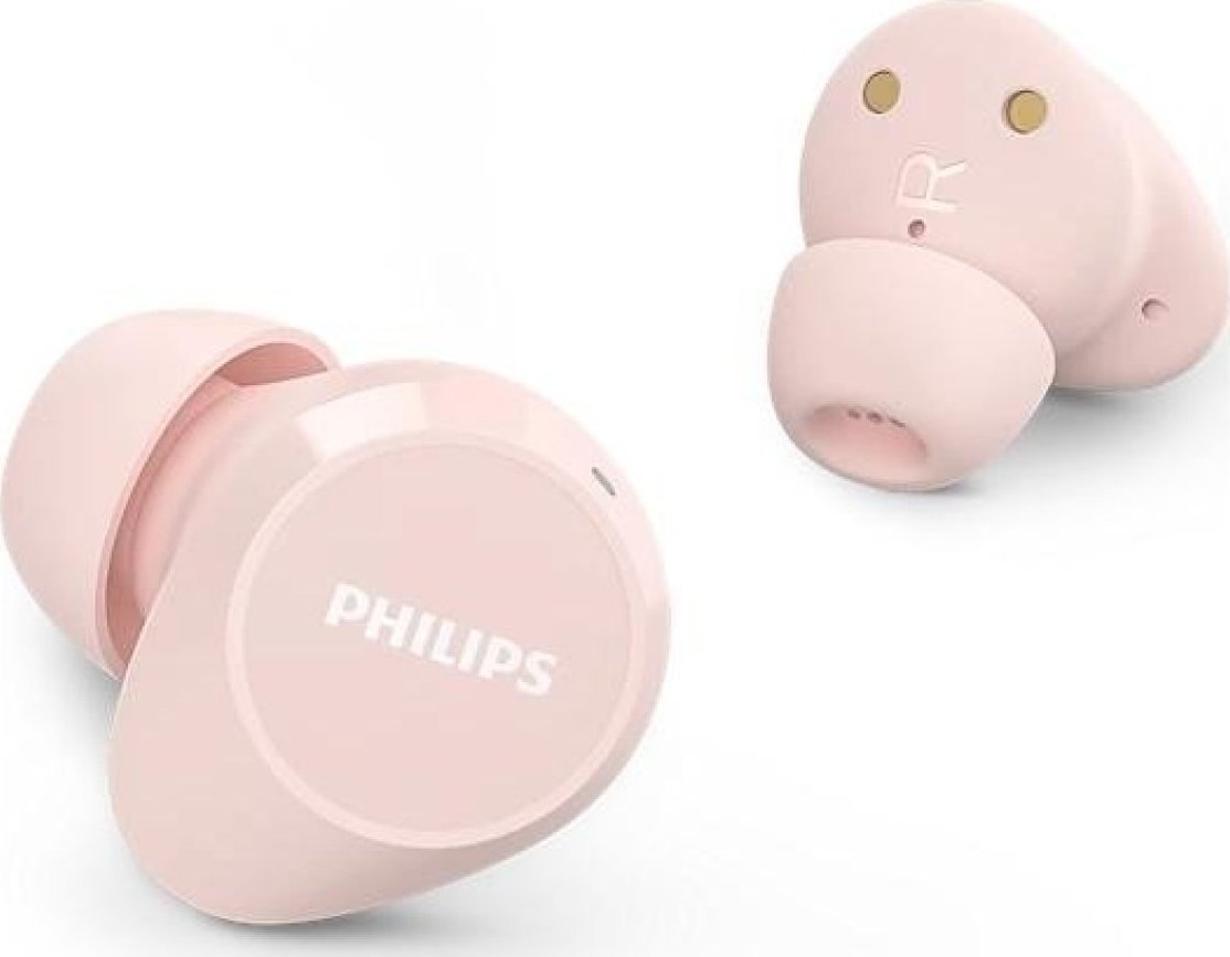 Kufje True Wireless Philips TAT1209, me etui karikimi, rozë