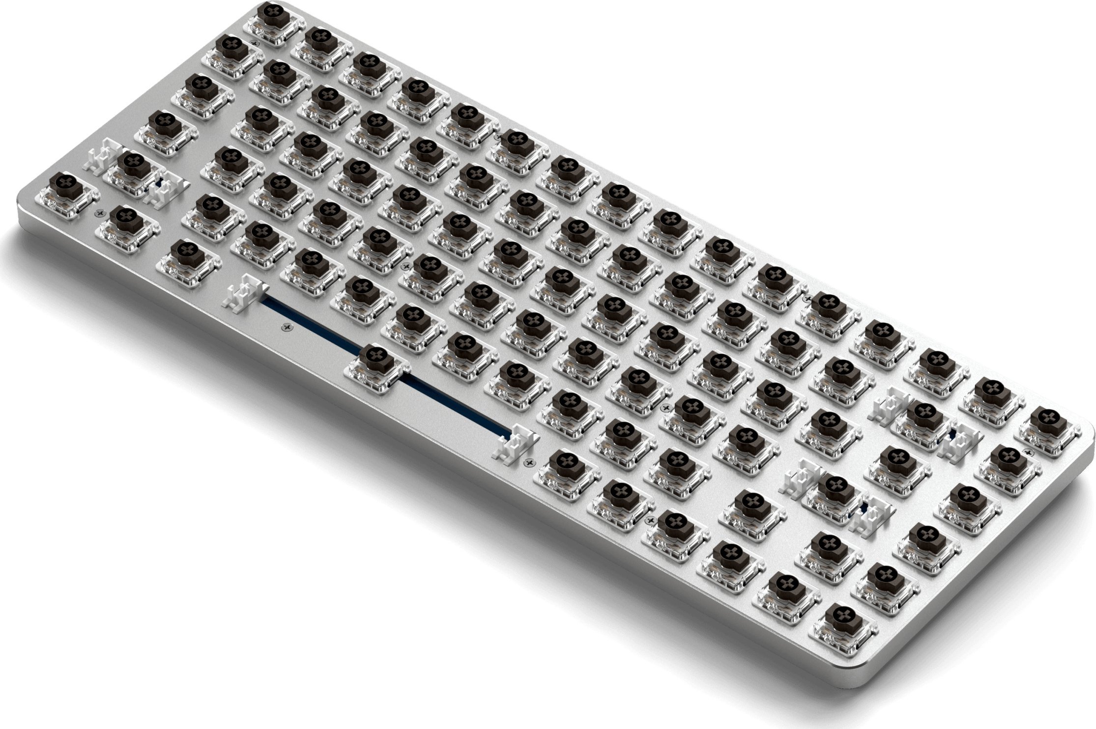 Tastierë mekanike Satechi SM1 Slim Compact, Bluetooth, ndriçim i bardhë, gri e errët