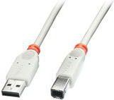 Kabllo USB Lindy USB-A - USB-B, 3m, e hirtë
