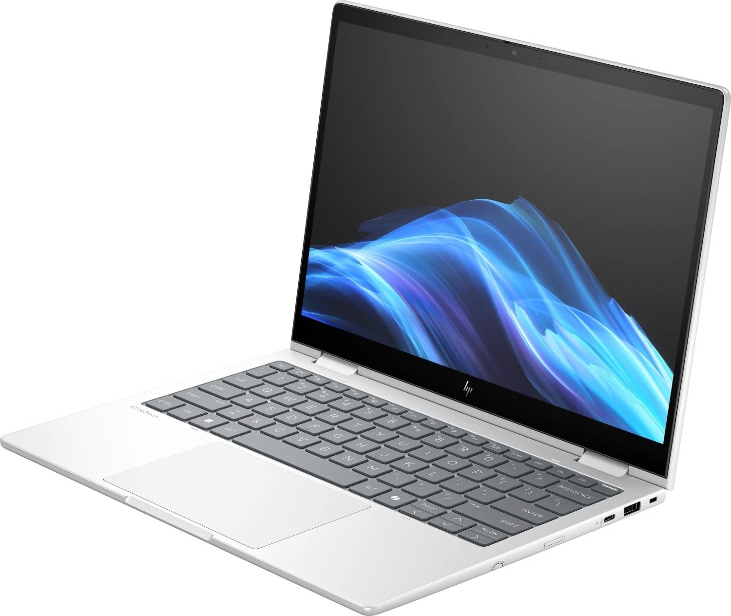 Laptop HP EliteBook 8 Flip G1i, 13.3\", Intel Core Ultra 5, 16GB RAM, сребрен