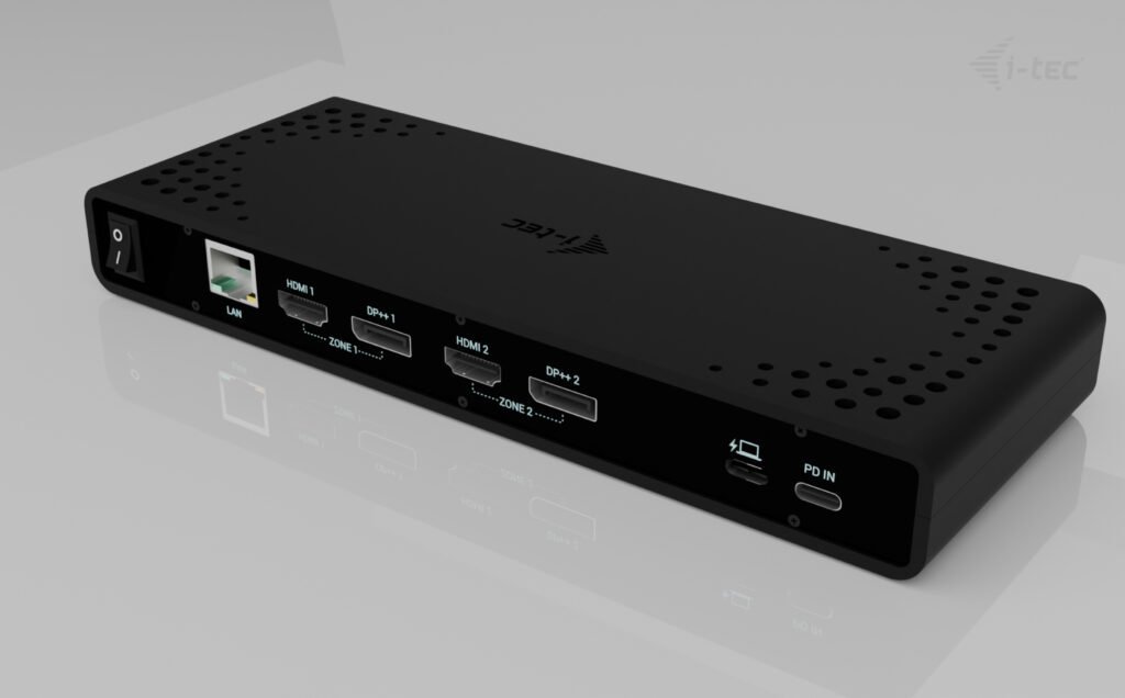 Докинг станица I-tec Universal Dual 4K, 2x 4K 60Hz, Power Delivery 85W, црна