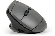 Maus BakkerElkhuizen MidWay Mouse Office Left-hand, ergonomik, RF wireless dhe Bluetooth, gri e errët