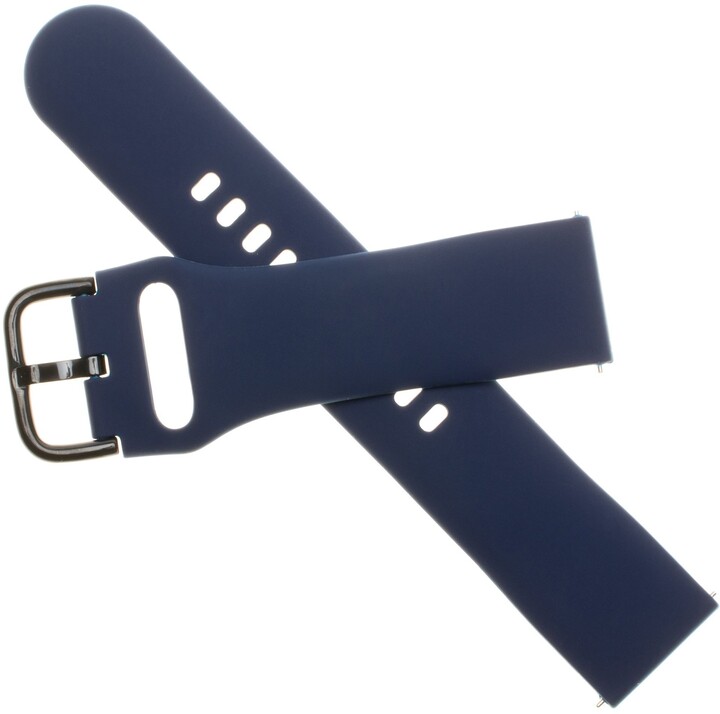 Rrip silikoni FIXED për orë smart, 20mm, i kaltër
