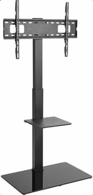 Stativ dyshemeje për ekrane interaktive, 37"-70", deri 40kg, i zi