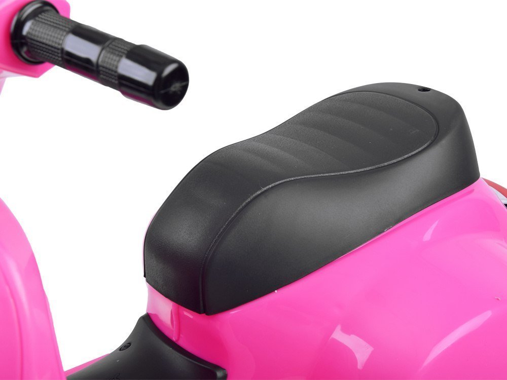 Skuter elektrik për fëmijë Vespa PA0238, bateri, rrota ndihmëse, rozë