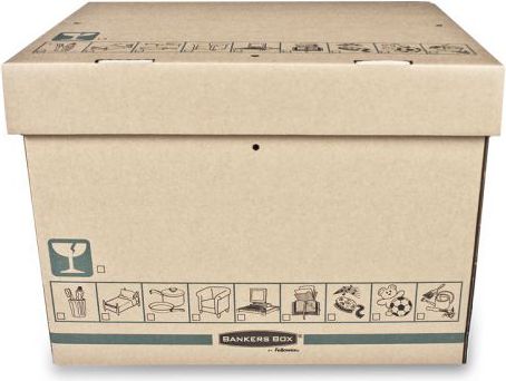 Kuti magazinimi Fellowes Extra Strong Medium, kapacitet 35kg, karton i bardhë