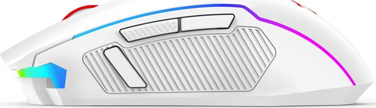 Гејминг глушец Redragon M914W RGB NIX, со и без кабел, бел