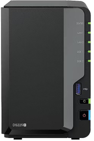 NAS Synology DiskStation DS225plus, 2 bay, 2x 8TB HAT3320, gri