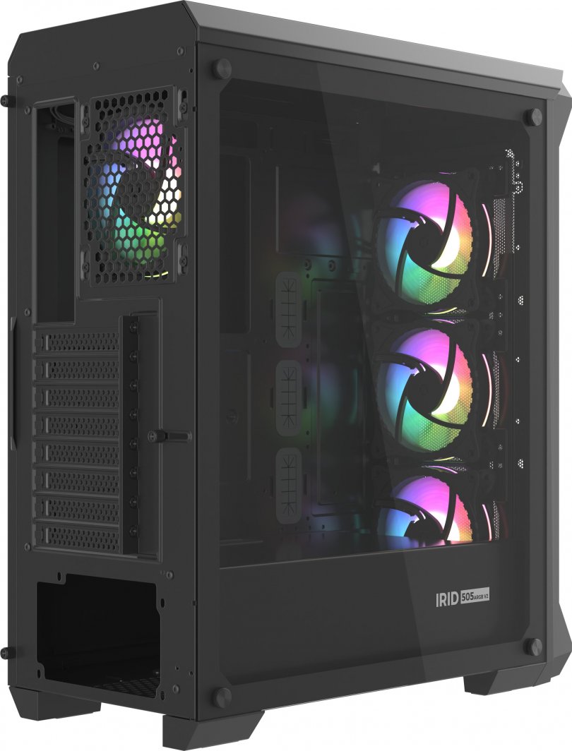 Kasë Genesis IRID 505 ARGB V2, Midi Tower