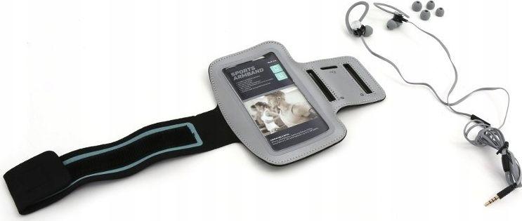 Dëgjuese Platinet Sport + rrip krahu PM1070, të hirta