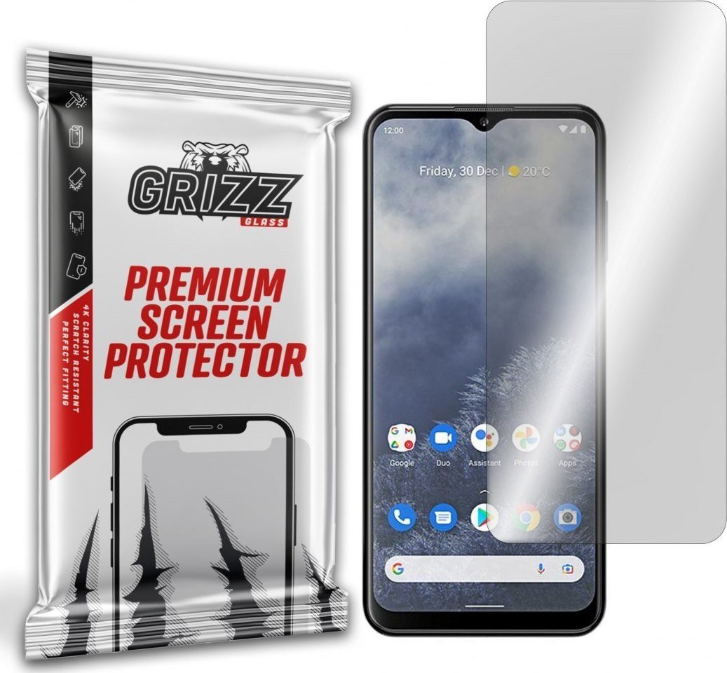 Mbrojtës ekrani GrizzGlass Hybrid Glass për Nokia G60 5G, xham hibrid, transparencë e lartë