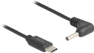 Kabllo energjie Delock, USB Type C në DC 3.5 x 1.35 mm, 1.5 m, e zezë