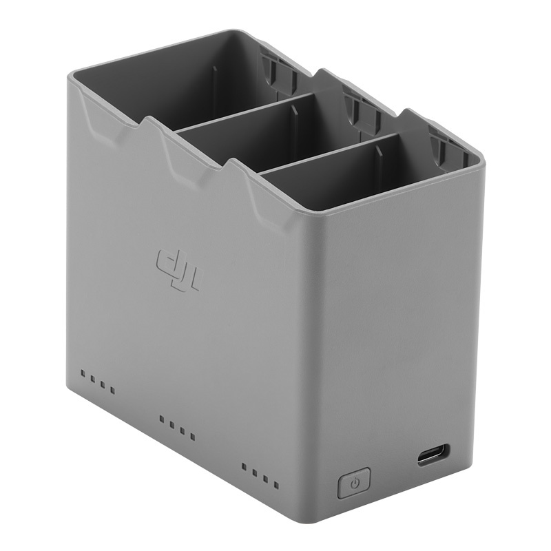 Stacion karikimi droni DJI Mini 5 Pro Two Way Charging Hub, 3 bateri, gri