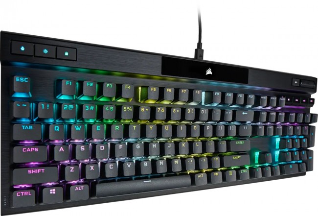 Tastierë Corsair K70 RGB PRO, Corsair OPX, USB, i zi