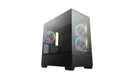 Kasë DeepCool Case CG380, Mid-Tower, Tempered Glass, e zezë