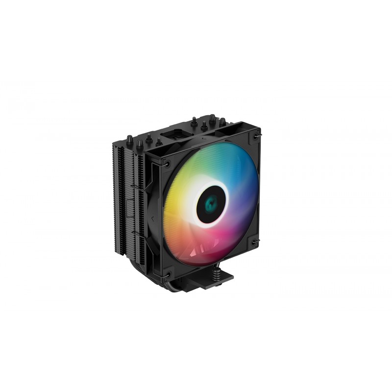 Ftohës procesori DeepCool AG400 BK ARGB, 120mm, a-RGB, bardh e zezë