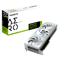 Kartë grafike Gigabyte GeForce RTX 5070 AERO OC, 12GB GDDR7, PCI-E 5.0, e bardhë