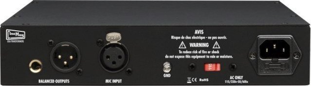 Preamp mikrofoni Warm Audio WA12 MKII, një kanal, analog, i zi