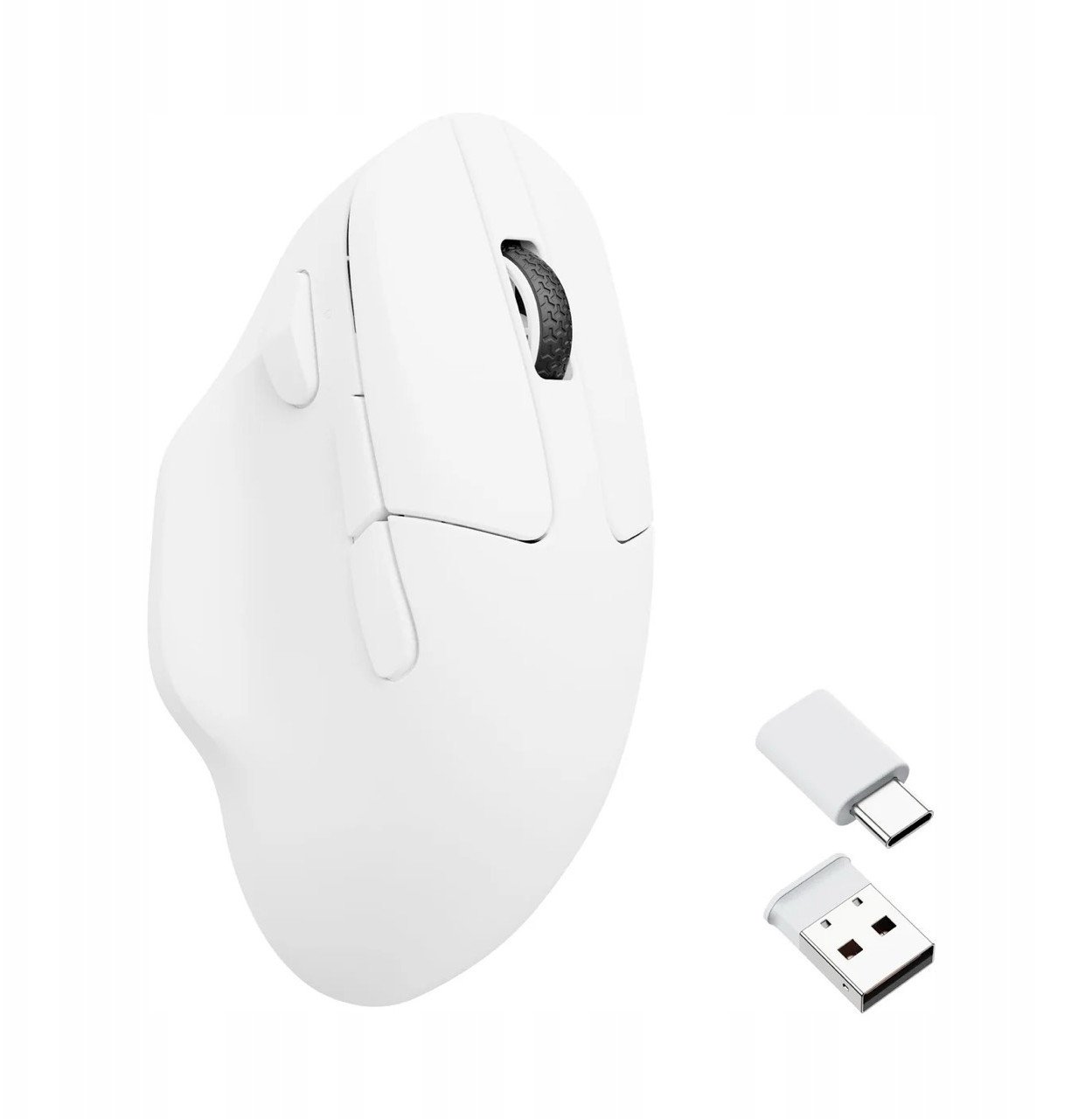 Maus gaming Keychron M7, 26.000 DPI, 1000 Hz, i bardhë