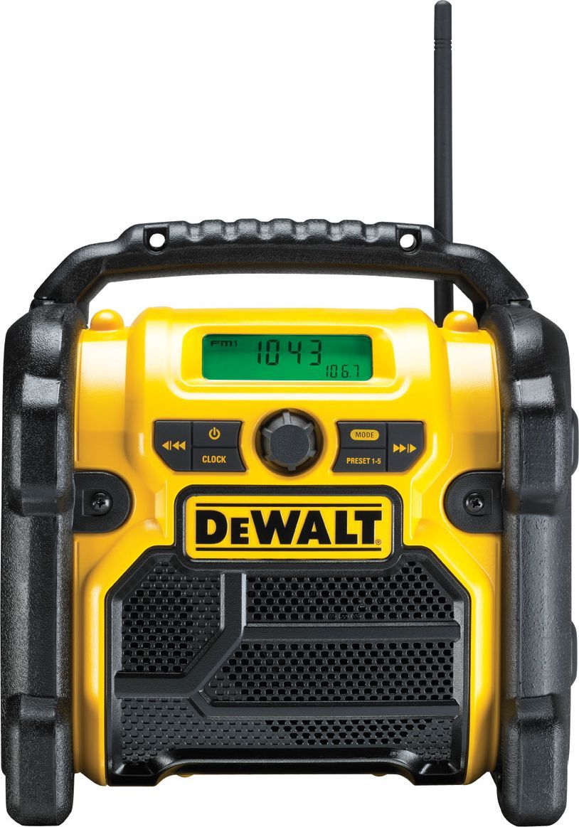 Radio Dewalt Mains / Battery Construction Site, AC / DC, 2.8kg