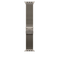Apple Watch 49mm Loop, Natural Titanium Milanese Loop, Small
